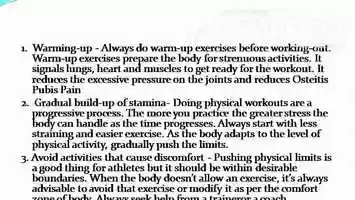 Free download How to prevent Osteitis Pubis pain video and edit with RedcoolMedia movie maker MovieStudio video editor online and AudioStudio audio editor onlin