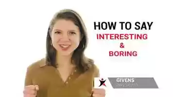 Free download How to Say Interesting and Boring in Chinese | How To Say Series | ChinesePod video and edit with RedcoolMedia movie maker MovieStudio video editor online and AudioStudio audio editor onlin