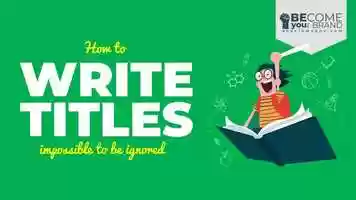Free download How to Write Titles impossible to be ignored video and edit with RedcoolMedia movie maker MovieStudio video editor online and AudioStudio audio editor onlin