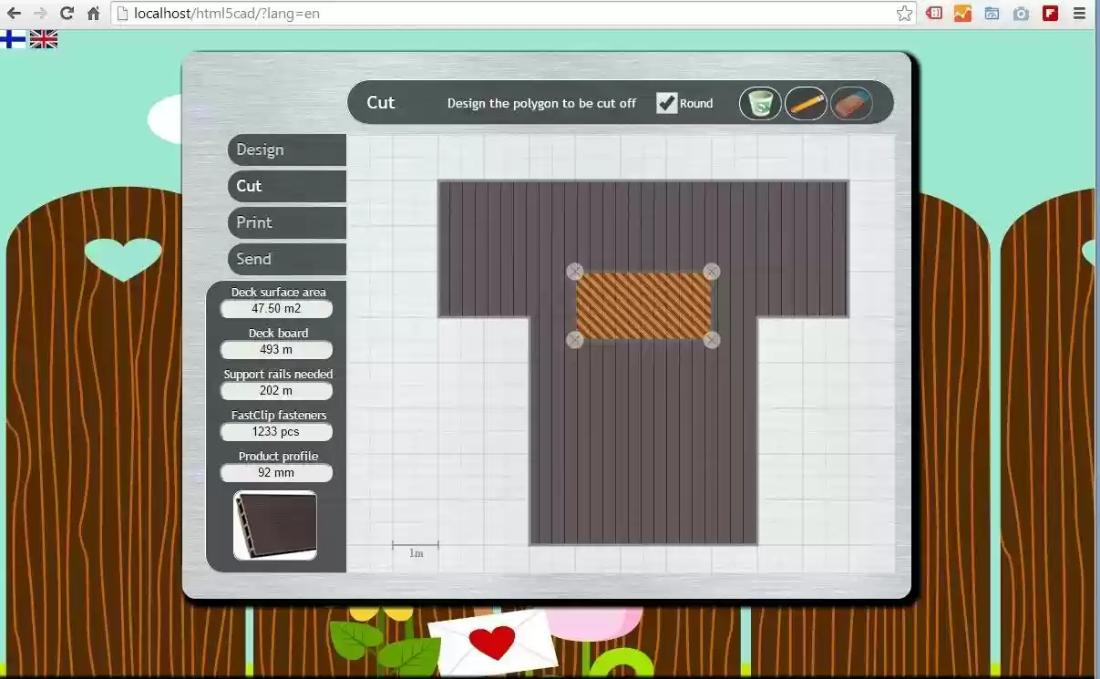 Download web tool or web app HTML5 Terrace Planner Download web tool or web app HTML5 Terrace Planner