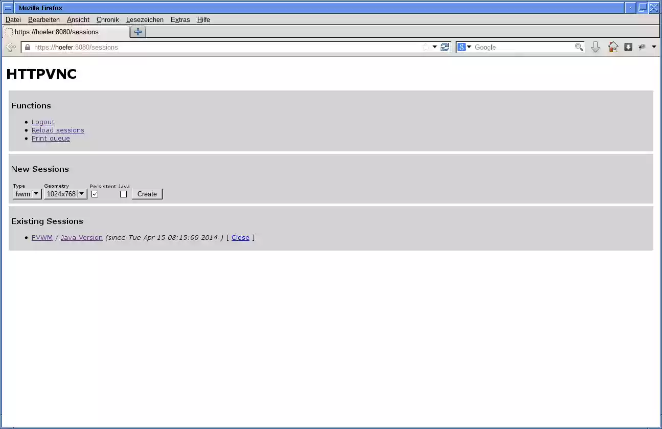 Download web tool or web app httpvnc