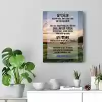 Free download I and My Father John 10:27-‭‬30 Canvas video and edit with RedcoolMedia movie maker MovieStudio video editor online and AudioStudio audio editor onlin