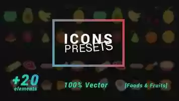Free download Icons Presets- Fruits And Foods After Effects Presets video and edit with RedcoolMedia movie maker MovieStudio video editor online and AudioStudio audio editor onlin