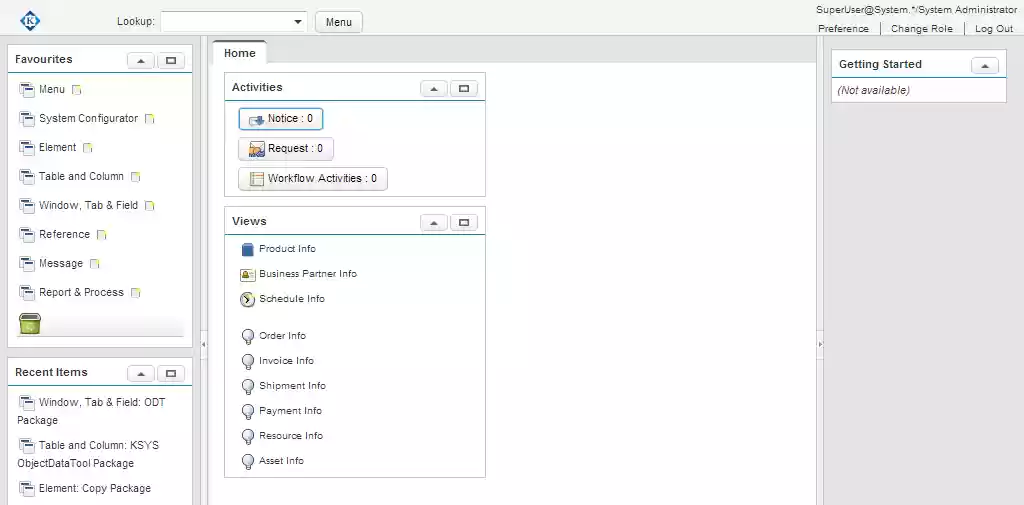 Download web tool or web app iDempiere KSYS