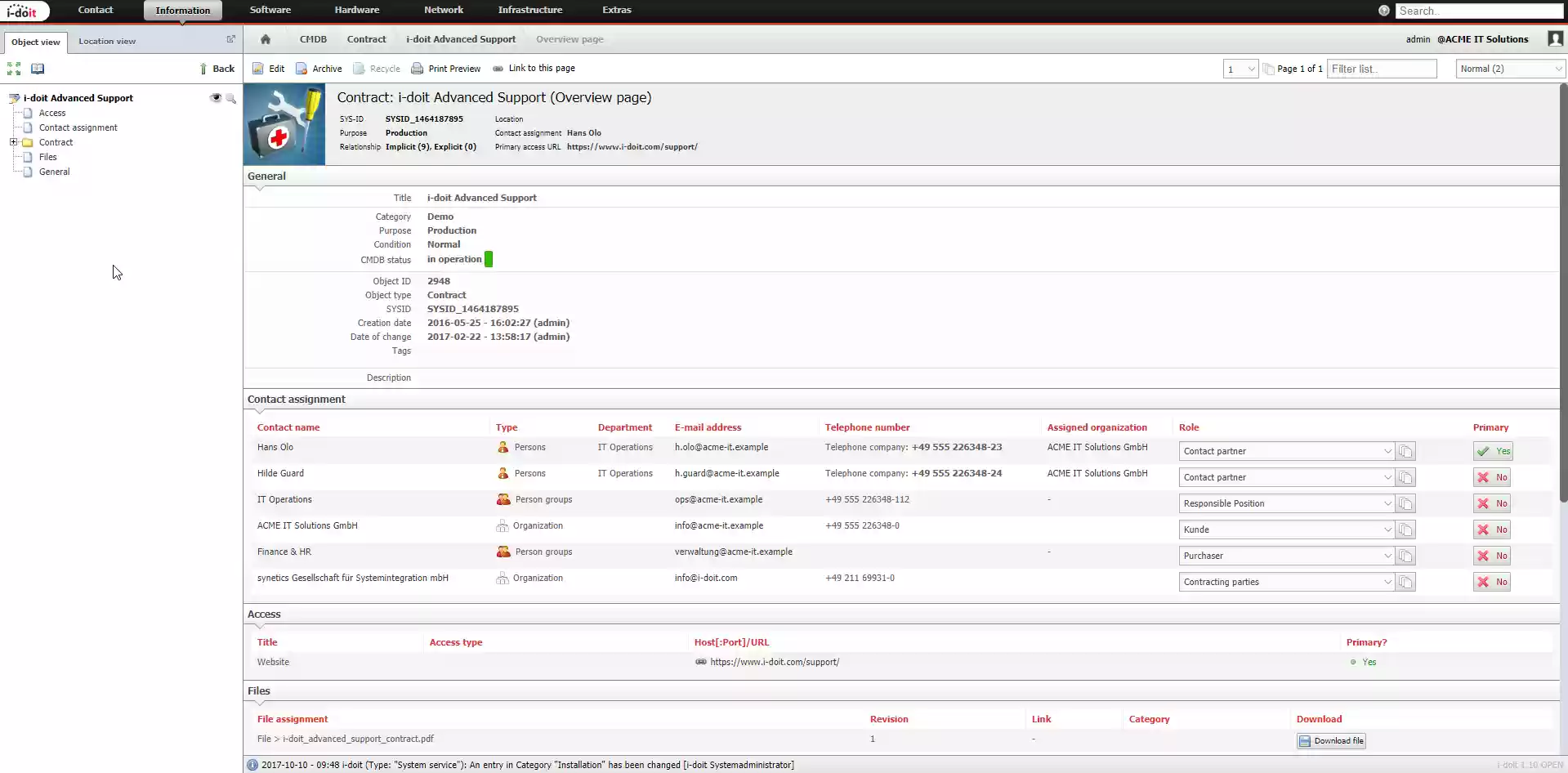 Download web tool or web app i-doit - Open Source CMDB  ITSM Tool