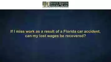 Free download If I miss work as a result of a Florida car accident, can my lost wages be recovered? video and edit with RedcoolMedia movie maker MovieStudio video editor online and AudioStudio audio editor onlin