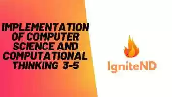 Free download Implementation of Computer Science and Computational Thinking 3-5 video and edit with RedcoolMedia movie maker MovieStudio video editor online and AudioStudio audio editor onlin