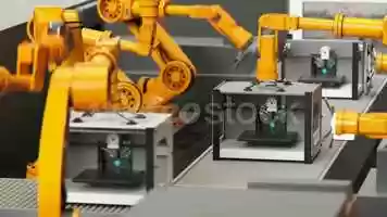 Free download Industrial robots for factory automation A Process of constructing 3d printers on an assembly line Orange robotic arms program video and edit with RedcoolMedia movie maker MovieStudio video editor online and AudioStudio audio editor onlin