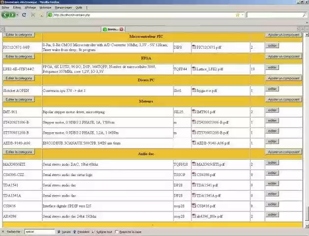 Download web tool or web app inventaireelectronique