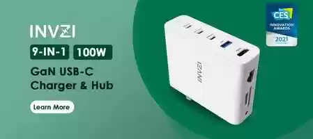 Free download INVZI 100W 9-in-1 GaN USB-C Charger  Hub video and edit with RedcoolMedia movie maker MovieStudio video editor online and AudioStudio audio editor onlin