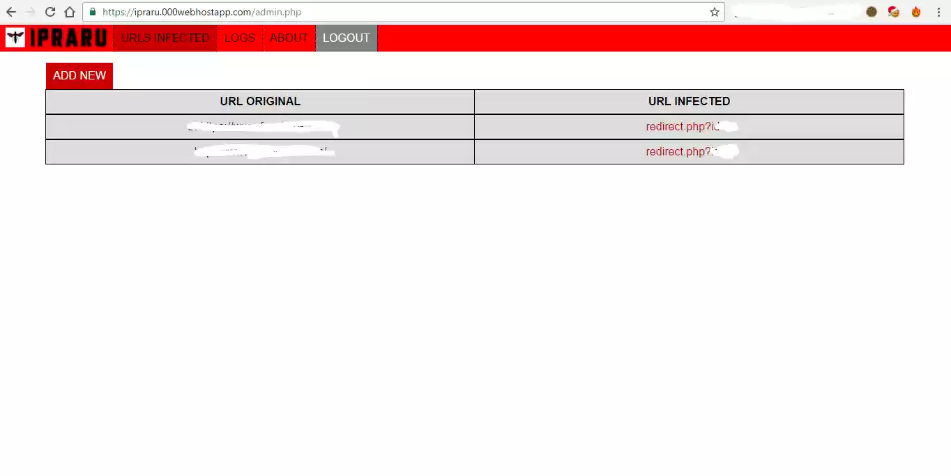 Download web tool or web app IPRARU