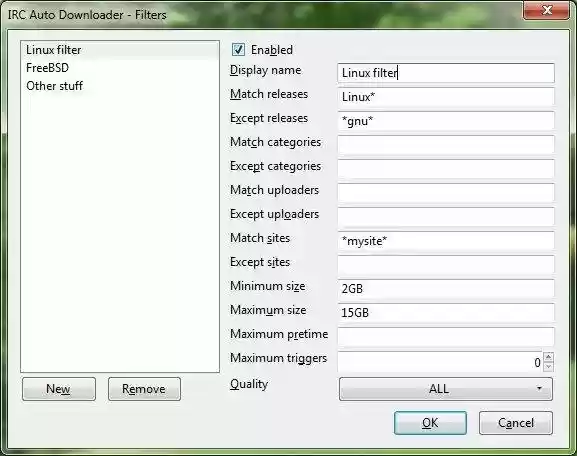 Download web tool or web app IRC Torrent Auto Downloader
