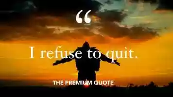 Free download I Refuse To Quit video and edit with RedcoolMedia movie maker MovieStudio video editor online and AudioStudio audio editor onlin