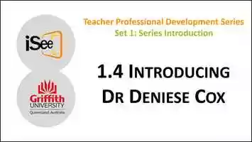 Free download iSee Teacher Professional Development Series: Part 1.4 Introducting Dr Deniese Cox video and edit with RedcoolMedia movie maker MovieStudio video editor online and AudioStudio audio editor onlin