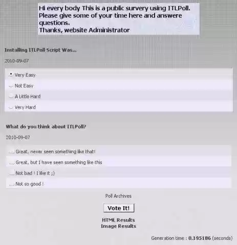 Download web tool or web app ITLPoll System Download web tool or web app ITLPoll System