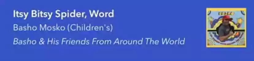 Free download Itsy Bitsy Spider, Word video and edit with RedcoolMedia movie maker MovieStudio video editor online and AudioStudio audio editor onlin