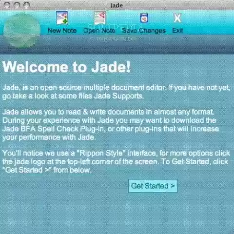 Download web tool or web app Jade