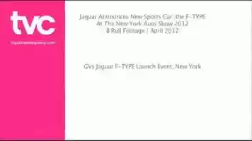 Free download Jaguar Announces New Sports Car: the F-TYPE At The New York Auto Show 2012 video and edit with RedcoolMedia movie maker MovieStudio video editor online and AudioStudio audio editor onlin