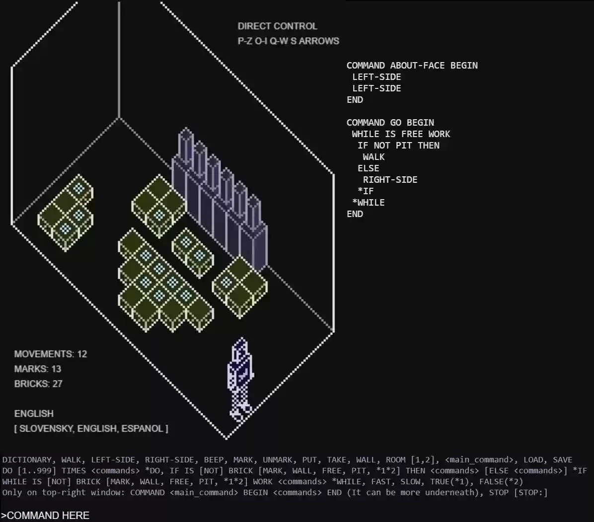Download web tool or web app KAREL 3D