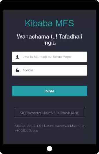 Download web tool or web app Kibaba MFS Download web tool or web app Kibaba MFS