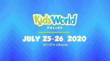 Free download KidsWorld Online July 25-26, 2020 (1st-5th grade) video and edit with RedcoolMedia movie maker MovieStudio video editor online and AudioStudio audio editor onlin