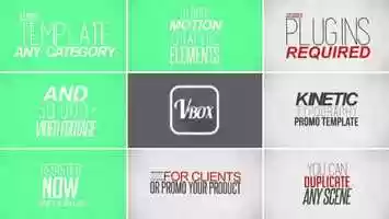 Free download Kinetic Typography Promo | After Effects Project Files - Videohive template video and edit with RedcoolMedia movie maker MovieStudio video editor online and AudioStudio audio editor onlin