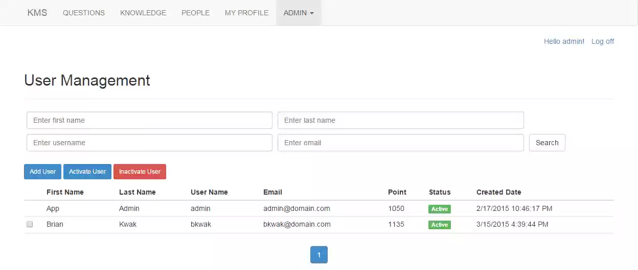 Download web tool or web app Knowledge Management System
