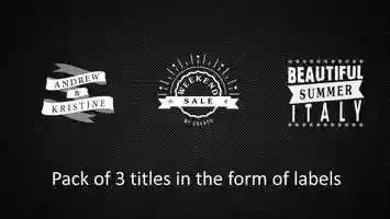 Free download Label Titles Little Pack | After Effects Project Files - Videohive template video and edit with RedcoolMedia movie maker MovieStudio video editor online and AudioStudio audio editor onlin