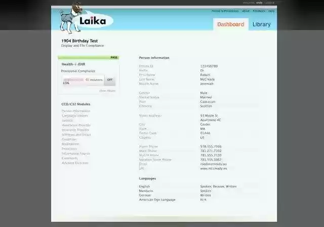 Download web tool or web app LAIKA: EHR Testing Framework Download web tool or web app LAIKA: EHR Testing Framework