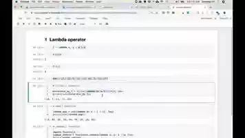 Free download Lambda Function and List Comprehension  Python for Machine Learning  Session 9 video and edit with RedcoolMedia movie maker MovieStudio video editor online and AudioStudio audio editor onlin