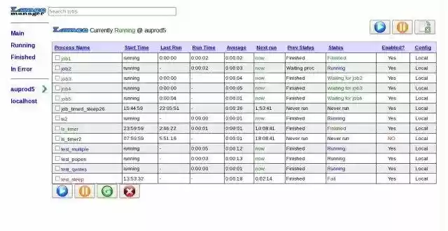 Download web tool or web app Lance job scheduler