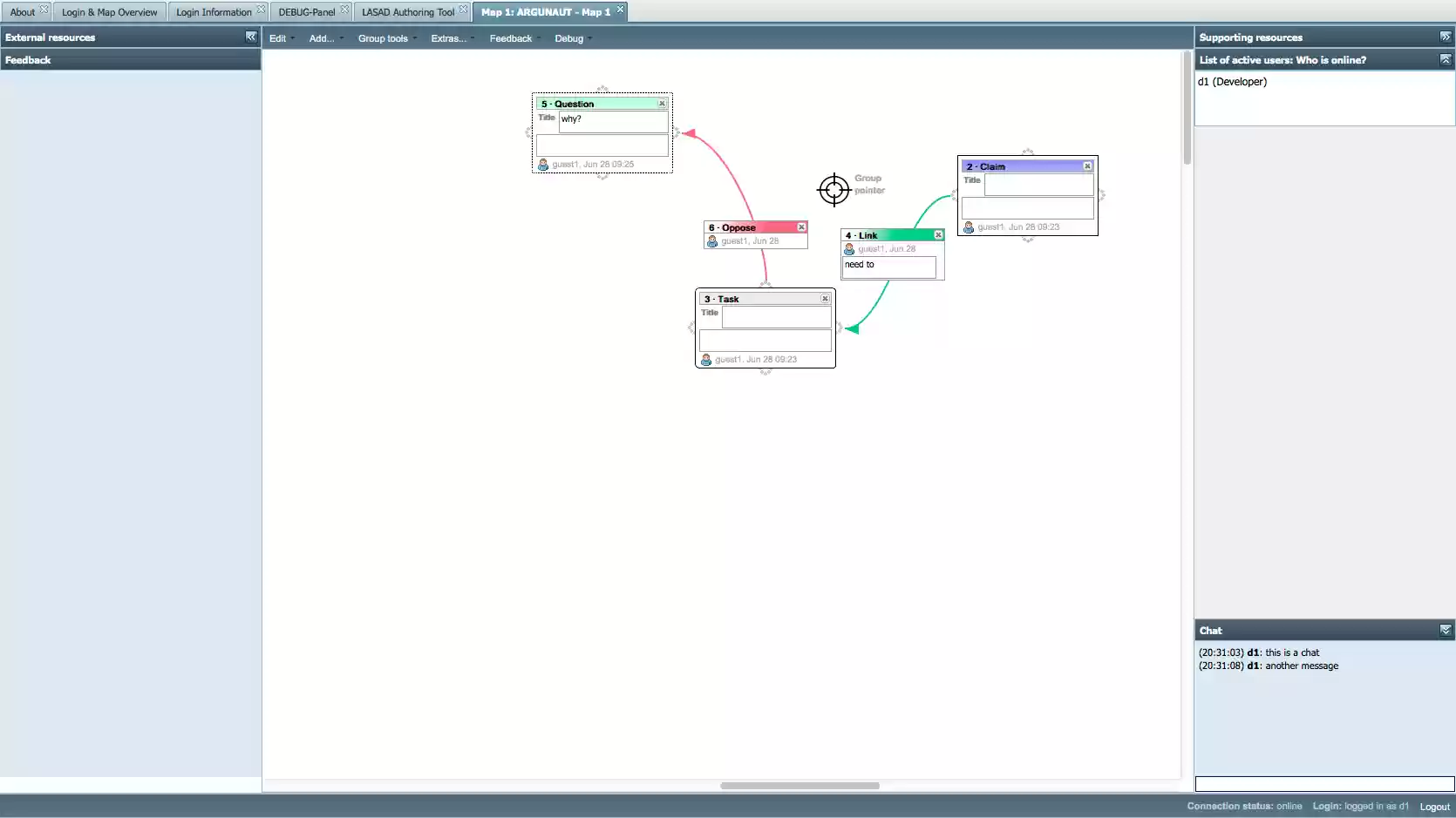 Download web tool or web app LASAD