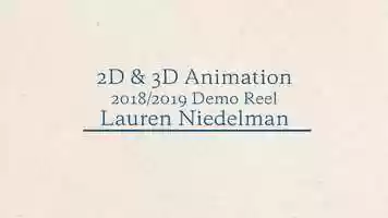 Free download Lauren Niedelman 2018/2019 Animation Reel video and edit with RedcoolMedia movie maker MovieStudio video editor online and AudioStudio audio editor onlin