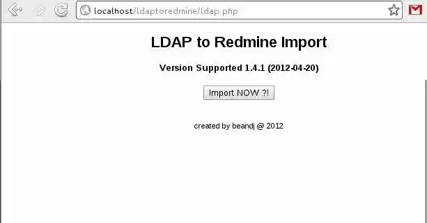 Download web tool or web app LDAP to Redmine Import Download web tool or web app LDAP to Redmine Import