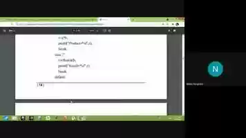 Free download LEC-14; BCE_I_A (C. Programming - NN) (2021-05-30 at 18:32 GMT-7) video and edit with RedcoolMedia movie maker MovieStudio video editor online and AudioStudio audio editor onlin