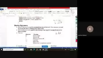 Free download Lecture 07 BCT I - Computer Programming (Kashiram Pokharel) (2021-05-10 at 18:17 GMT-7) video and edit with RedcoolMedia movie maker MovieStudio video editor online and AudioStudio audio editor onlin