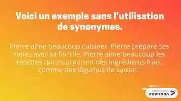 Free download Les synonymes - Utilisation des TICS video and edit with RedcoolMedia movie maker MovieStudio video editor online and AudioStudio audio editor onlin