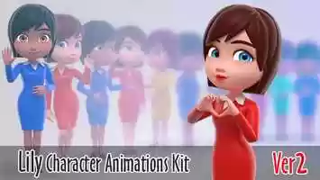 Free download Lily - Character Animation Kit Motion Design video and edit with RedcoolMedia movie maker MovieStudio video editor online and AudioStudio audio editor onlin