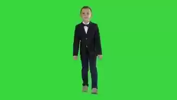 Free download Little Boy in a Costume with a Bow Tie Walking on a Green Screen, Chroma Key | Stock Footage - Videohive video and edit with RedcoolMedia movie maker MovieStudio video editor online and AudioStudio audio editor onlin