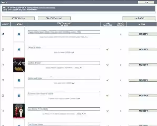 Download web tool or web app Lubbos Movie Search