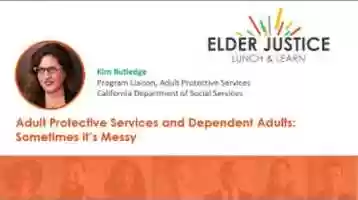 Free download Lunch  Learn: Adult Protective Services and Dependent Adults: Sometimes its Messy video and edit with RedcoolMedia movie maker MovieStudio video editor online and AudioStudio audio editor onlin
