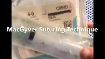Free download MacGyver Suturing Technique video and edit with RedcoolMedia movie maker MovieStudio video editor online and AudioStudio audio editor onlin