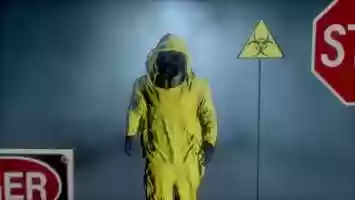 Free download Man in a Yellow Hazmat Suit Makes a Stop Hand | Motion Graphics - Videohive template video and edit with RedcoolMedia movie maker MovieStudio video editor online and AudioStudio audio editor onlin