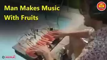 Free download Man Makes Music With Fruits Video Went Viral video and edit with RedcoolMedia movie maker MovieStudio video editor online and AudioStudio audio editor onlin