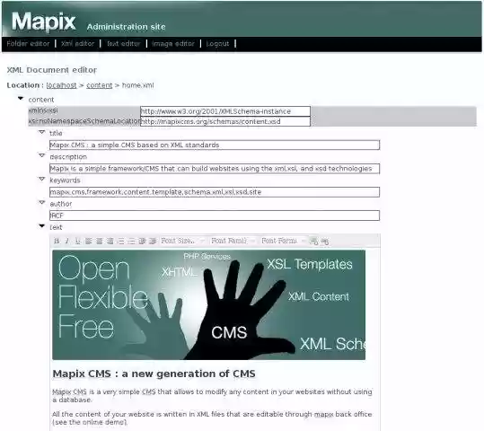 Mapixa Mapix CMS