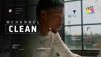 Free download mChannel Clean FCPX Plugin - Clear Design Channel Graphics Pack Exclusively For Final Cut Pro X video and edit with RedcoolMedia movie maker MovieStudio video editor online and AudioStudio audio editor onlin
