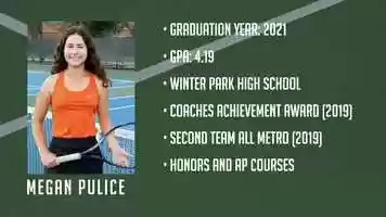 Free download Megan Pulice - Tennis Recruiting - Class of 2021 video and edit with RedcoolMedia movie maker MovieStudio video editor online and AudioStudio audio editor onlin