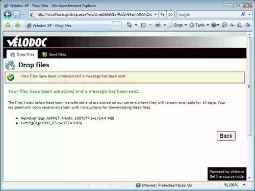 Download web tool or web app Memba Velodoc XP Edition