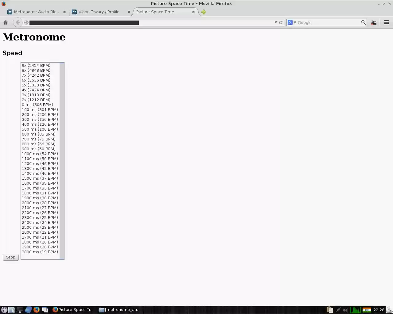 Download web tool or web app Metronome Audio Files