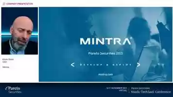 Free download Mintra  Pareto Securities Nordic TechSaaS Conference 2021 video and edit with RedcoolMedia movie maker MovieStudio video editor online and AudioStudio audio editor onlin